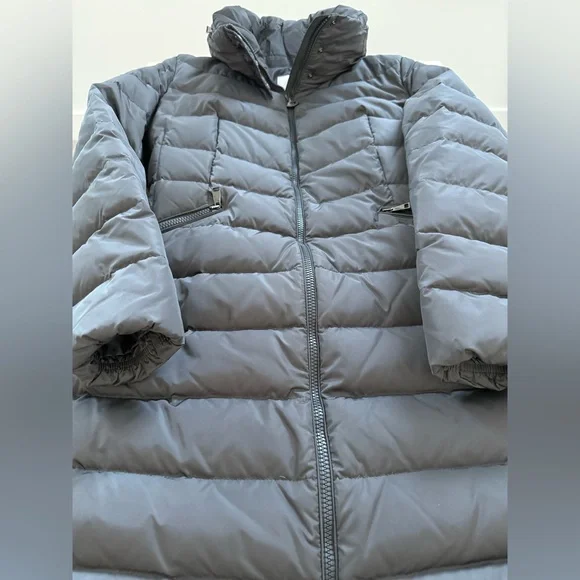 Moncler Flammette Hooded Puffer Coat/Down Jacket, Size 3